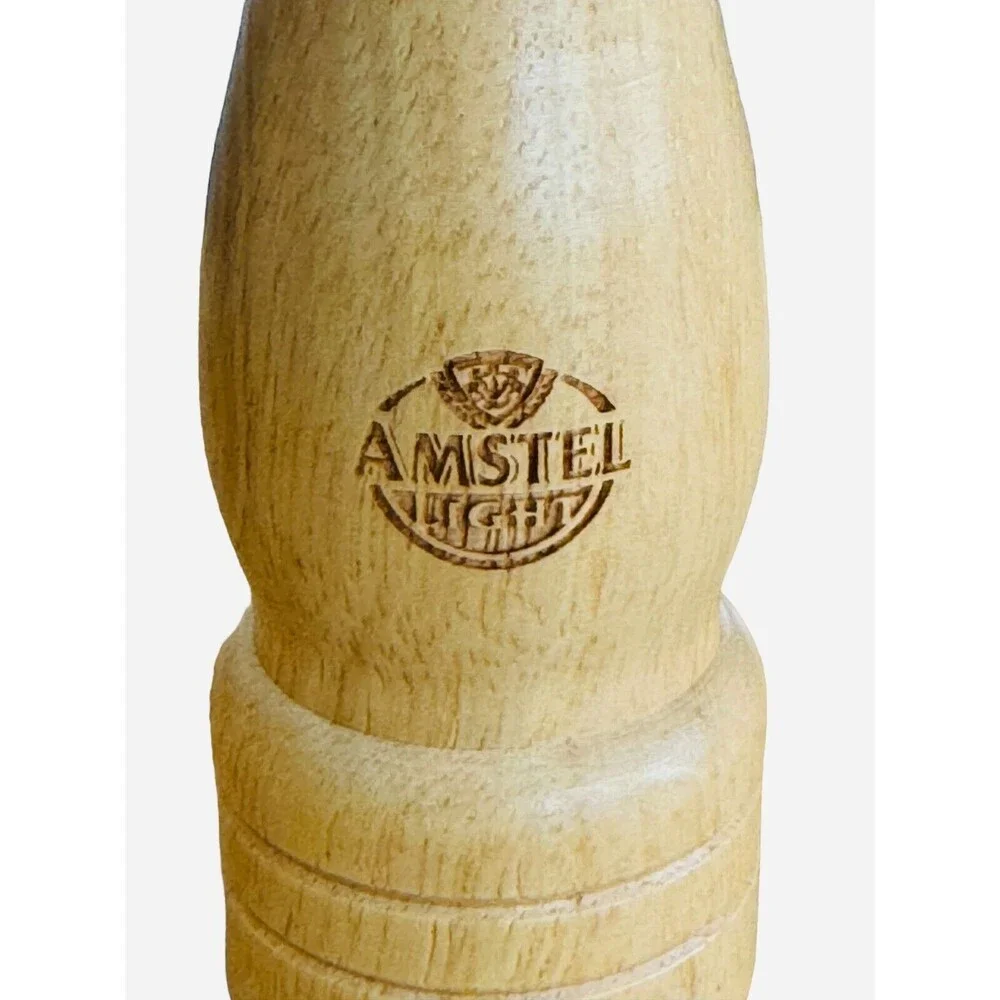 Amstel Light Wooden Salt & Pepper Shakers 8